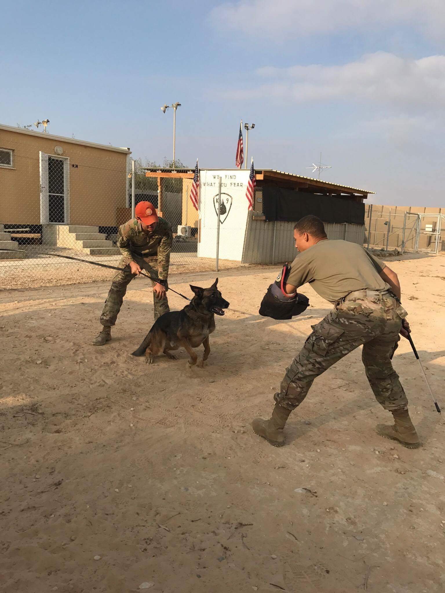 Jordan Marsteller MWD tug work military training